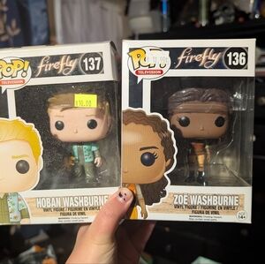 Funko Pop! Firefly Hoban and Zoe Washburne Figures